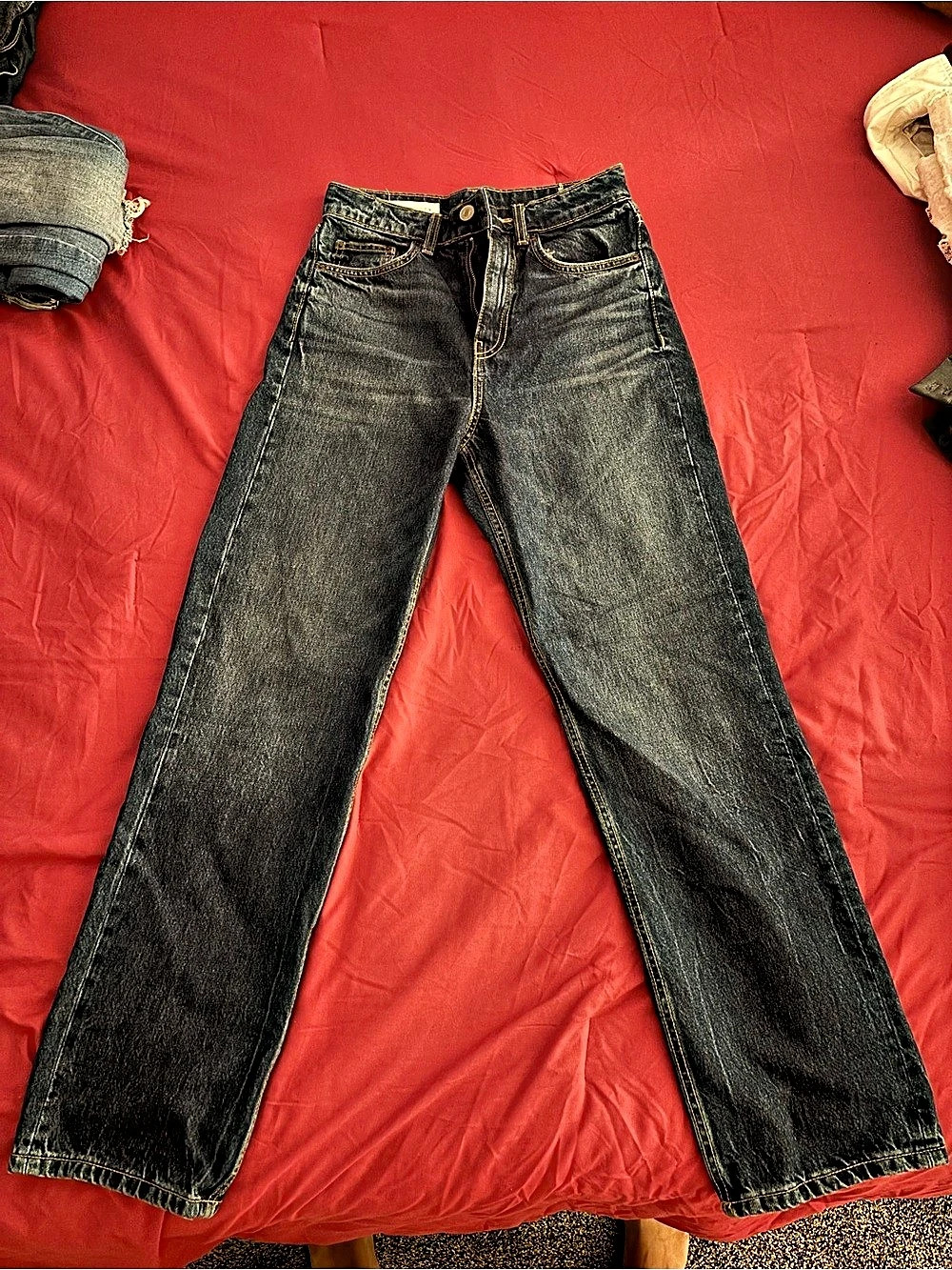 Zara Dark Blue Bootcut Jeans